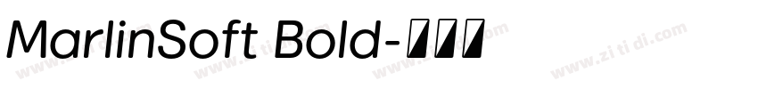 MarlinSoft Bold字体转换